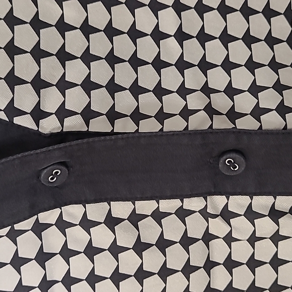 ❤️𝅺BAIA black white 100% silk 3/4 length sleeve - Picture 6 of 6